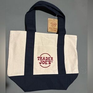 New with tags blue Trader Joe's mini tote